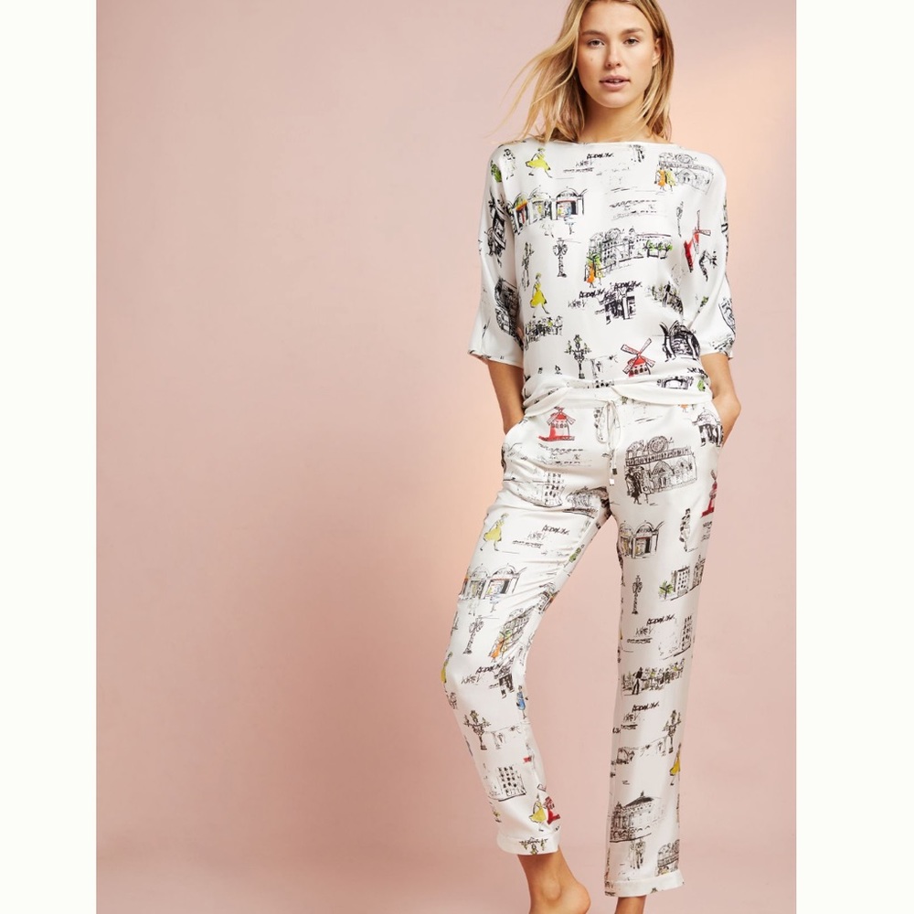 Mini Holiday Paris Silk pajama size: s